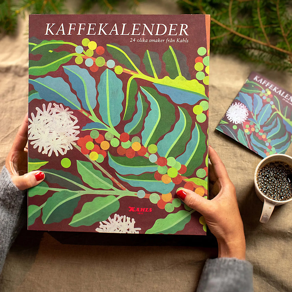 Kahls Kaffekalender 2026 Swedish coffee Advent calendar with 24 different ground coffees