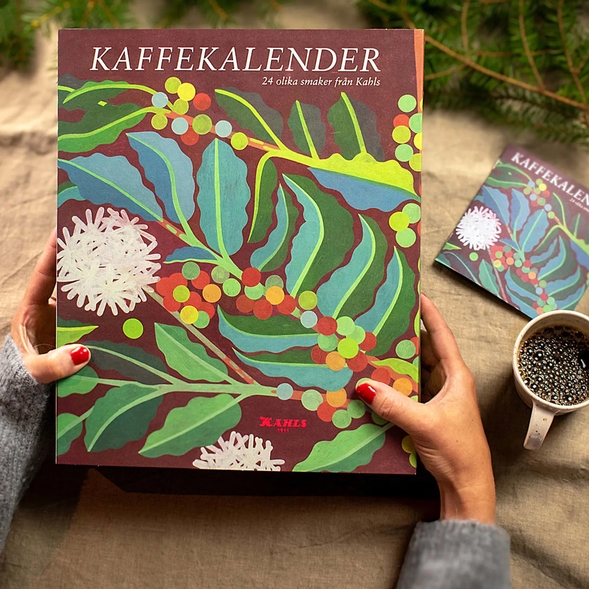 Kahls Kaffekalender 2026 Swedish coffee Advent calendar with 24 different ground coffees