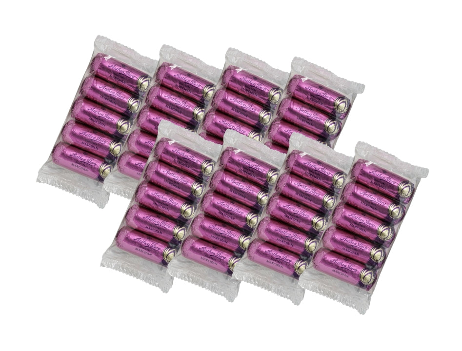 8 x Anthon Berg Marsipanbröd 5-Pack 125g (4.41 oz) – Premium Danish Dark Chocolate Covered Marzipan Bars