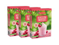 Ekströms Hallonmousse 4 Portioner 3 × 80g (3 × 2.82 oz) – Authentic Swedish Raspberry Mousse Mix