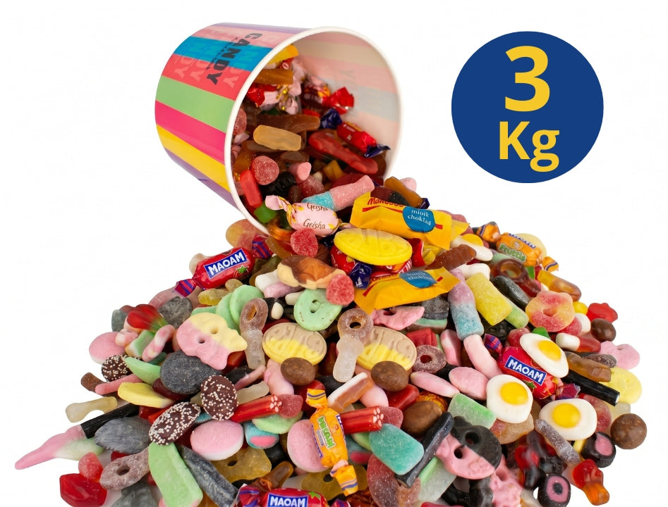 Swedish Lösgodis Candy Mix 3kg (6.6 lbs) – Authentic Swedish Pick & Mix Candy