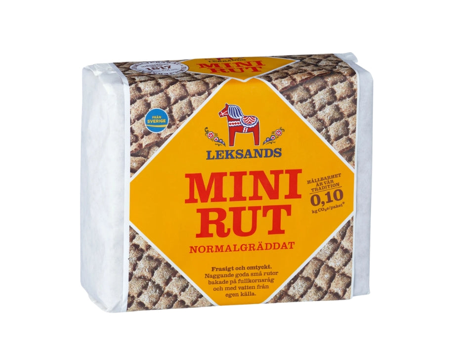 Leksands Mini Rut Normalgräddat 200g (7.05 oz) – Authentic Swedish Mini Rye Crispbread