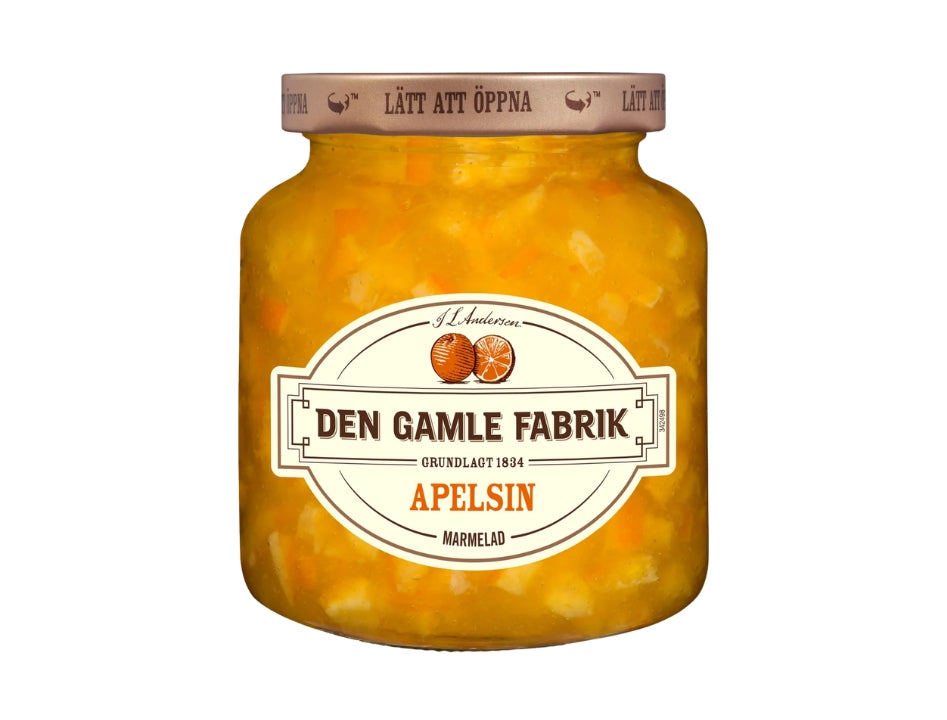 Den Gamle Fabrik Orange Marmalade 380g (13.40 oz) – Authentic Danish Orange Marmalade