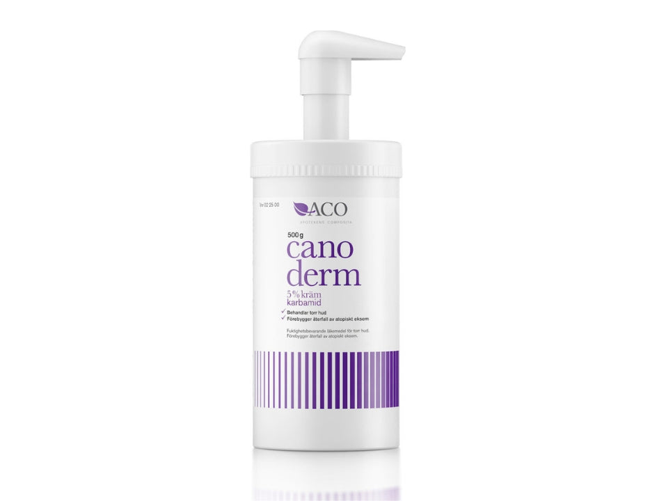 Canoderm Cream 5% 500g (17.64 oz) – Moisturizing Urea Cream for Very Dry Skin