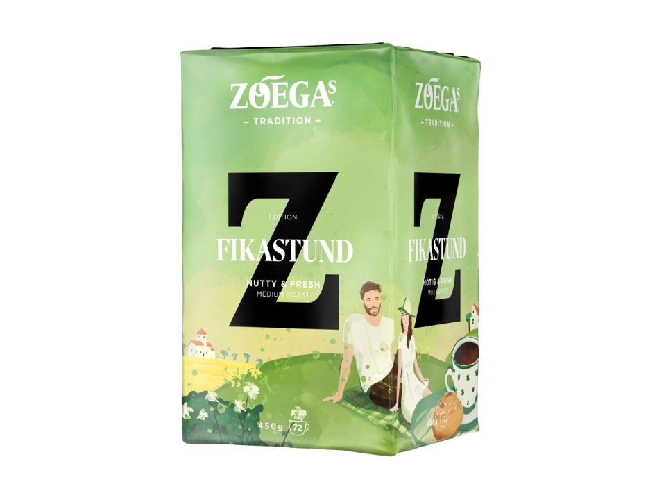 Zoégas Fikastund Ground Coffee 450g (15.87 oz) – Premium Swedish Medium Roast 100% Arabica Coffee (Kopia)