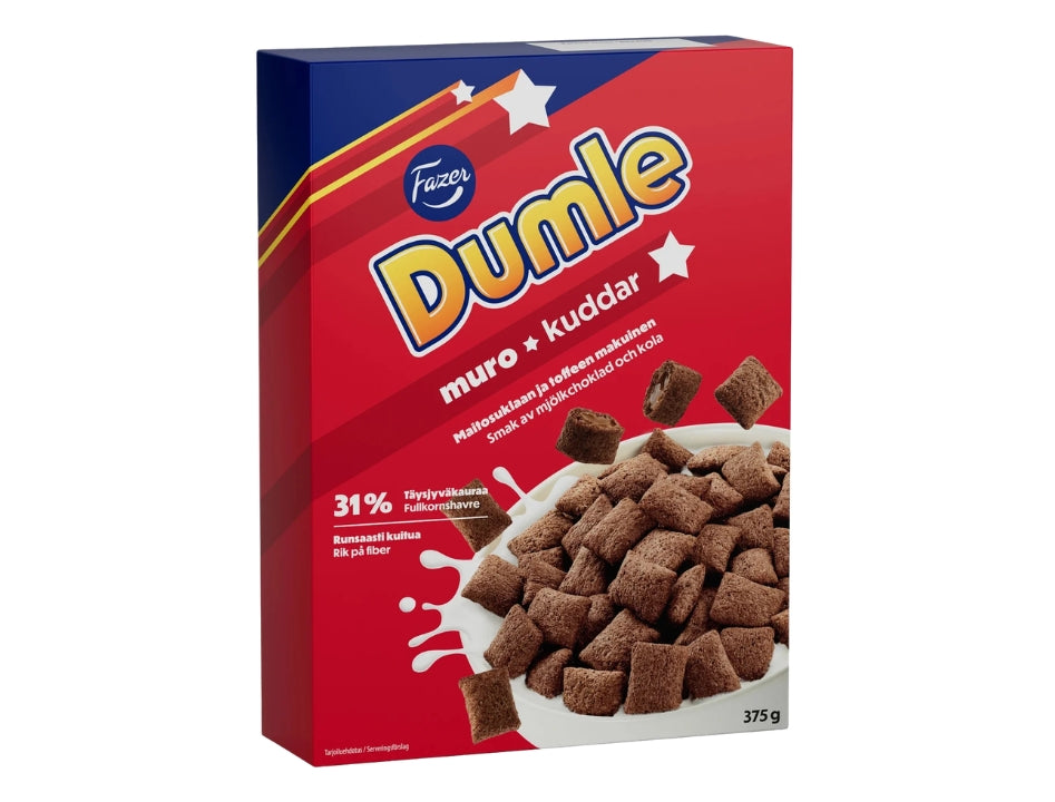 Fazer Dumle Muro Cereal 375g (13.22 oz) – Finnish Crispy Caramel Filled Breakfast Cereal