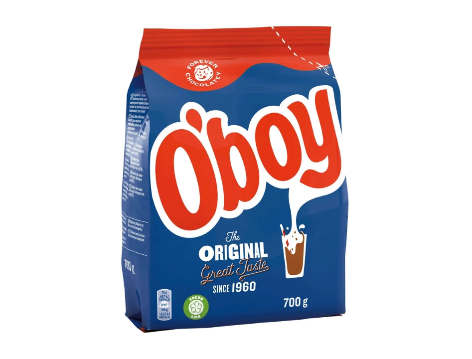 O'boy Original Refill 700g – classic Swedish chocolate drink powder refill bag