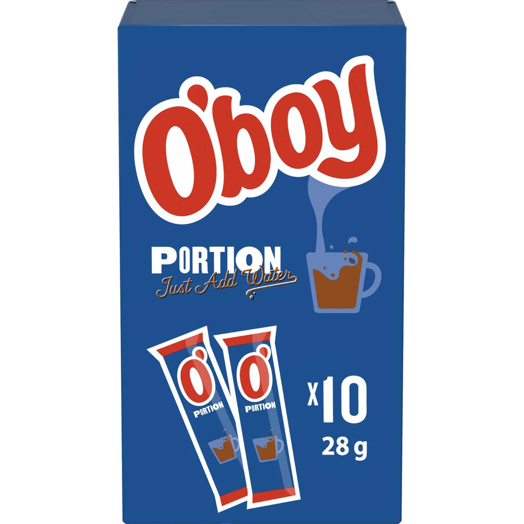 O'boy Portion 10 x 28g – Swedish chocolate drink mix in individual sachets, just add water, nostalgic Swedish breakfast favorite, included in the Swedish Breakfast Box Medium
