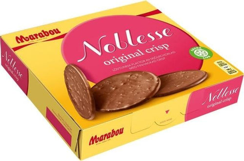 1 Box of Marabou Noblesse Original Crisp 150g (5.29 Oz) - Swedish Milk Chocolate with Crisps, swedish chocolate, milk chocolate