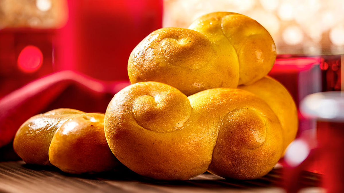 Pågen Små Lussekatter 210g Swedish mini saffron Lucia buns without raisins