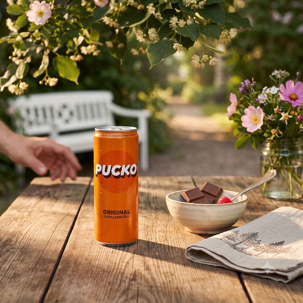 Pucko Original Chocolate Milk Drink 250ml – Authentic Swedish Chocolate Milk
