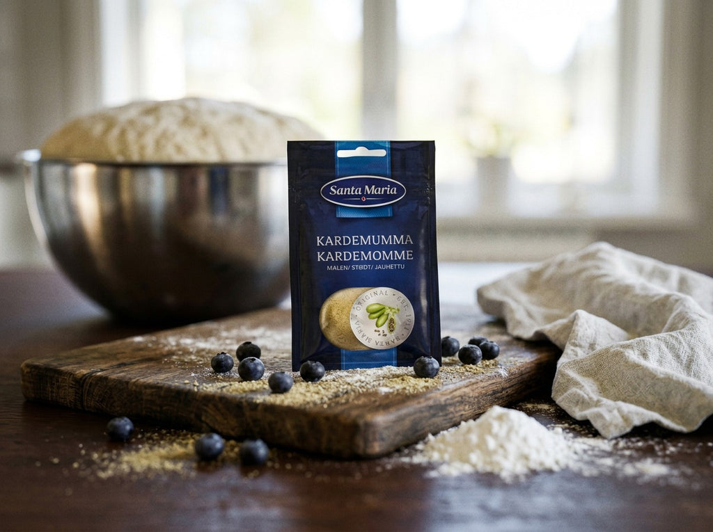 Santa Maria Kardemumma Malen 18g – Ground Cardamom for Swedish Baking, 36g total, warm aromatic flavour for cardamom buns, cinnamon buns and semlor