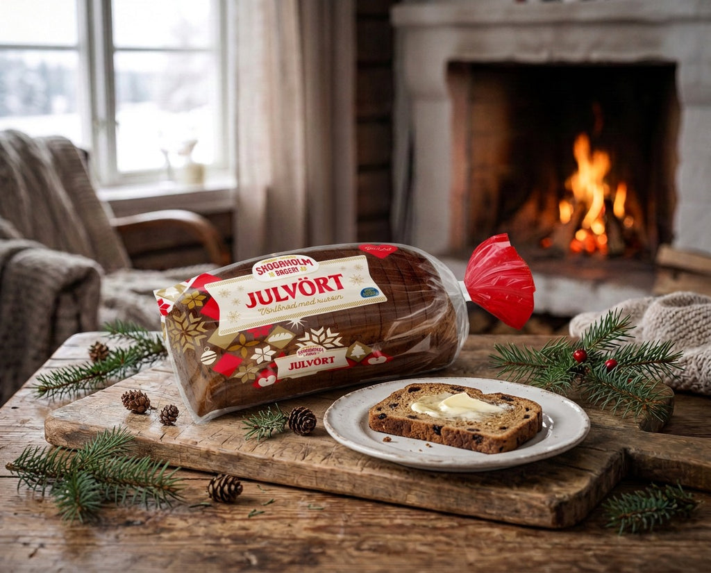 Skogaholms Julvört Skivad 600g Swedish sliced Christmas wort bread with raisins cinnamon bitter orange cloves and ginger