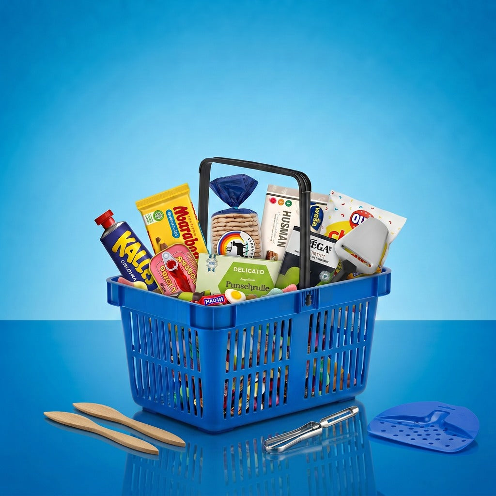 Swedish Essentials – classic Swedish pantry staples, snacks, drinks and kitchen products, authentic everyday favourites from Sweden
