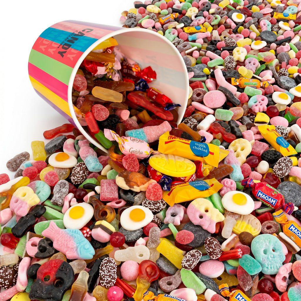 Swedish candy mix packed in Sweden – traditional Lösgodis assortment