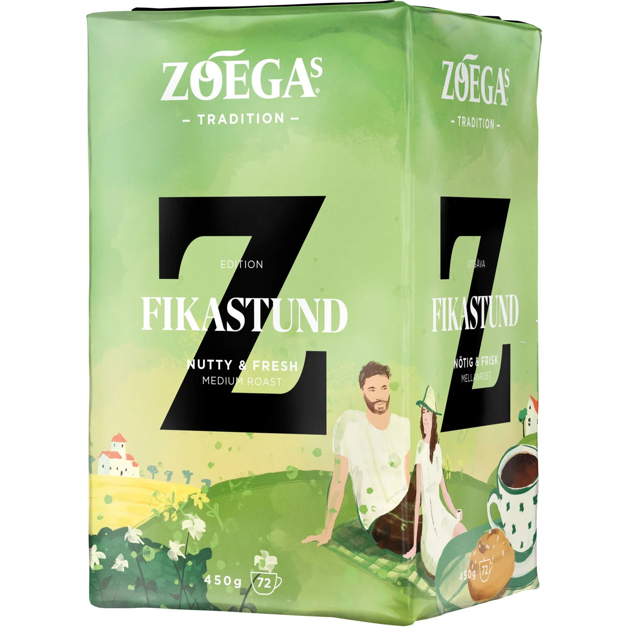 Zoégas Fikastund 450g – Swedish medium roast ground coffee, nutty and fresh, 72 cups, included in the Taste of Sweden Box Medium
