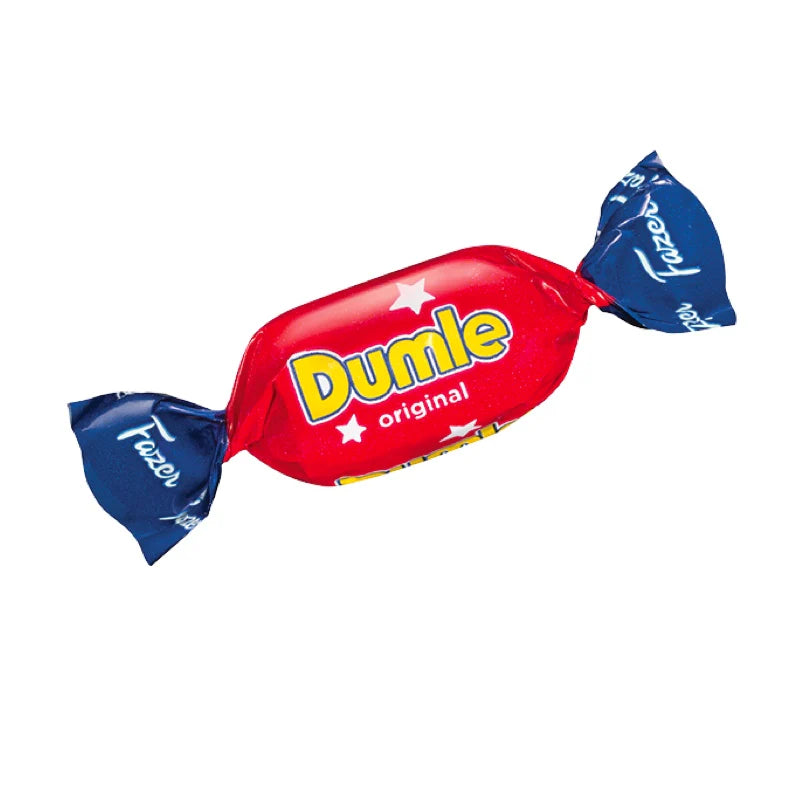 Fazer Dumle Original Chocolate Toffee 3kg (105.82 oz) – Includes Original Commercial Box – Finnish Milk Chocolate & Soft Caramel Candy