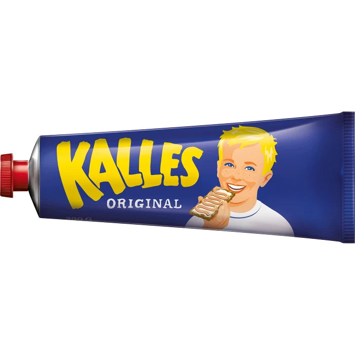 Kalles Kaviar Original 300g (10.58 oz) – Authentic Swedish Creamed Smoked Cod Roe Spread – Large Tube