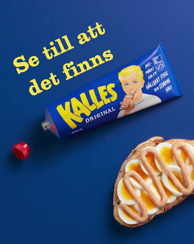 Kalles Kaviar Original 6 × 300g (6 × 10.58 oz) – Authentic Swedish Creamed Smoked Cod Roe Spread – Large Tubes