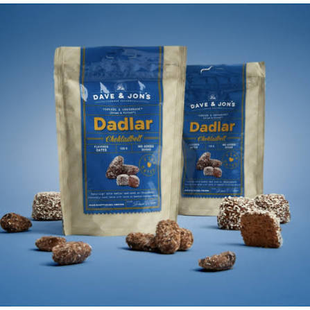 Dave & Jons Dadlar Chokladboll - Dates with the taste of Swedish Chocolate Balls (125g / 4.40oz)