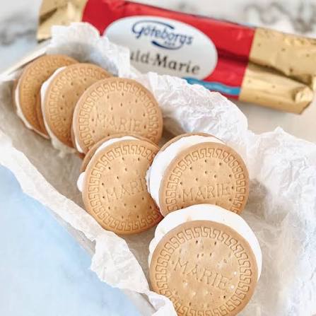 Göteborgs Kex Guld Marie Biscuits 3 × 200g (3 × 7.05 oz) – Authentic Swedish Classic Butter Biscuits