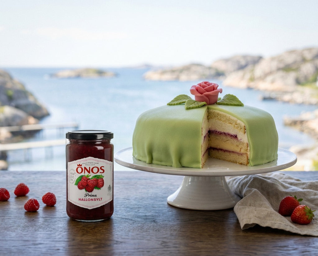 Önos Extra Prima Hallonsylt 410g Swedish raspberry jam with 45 percent raspberries