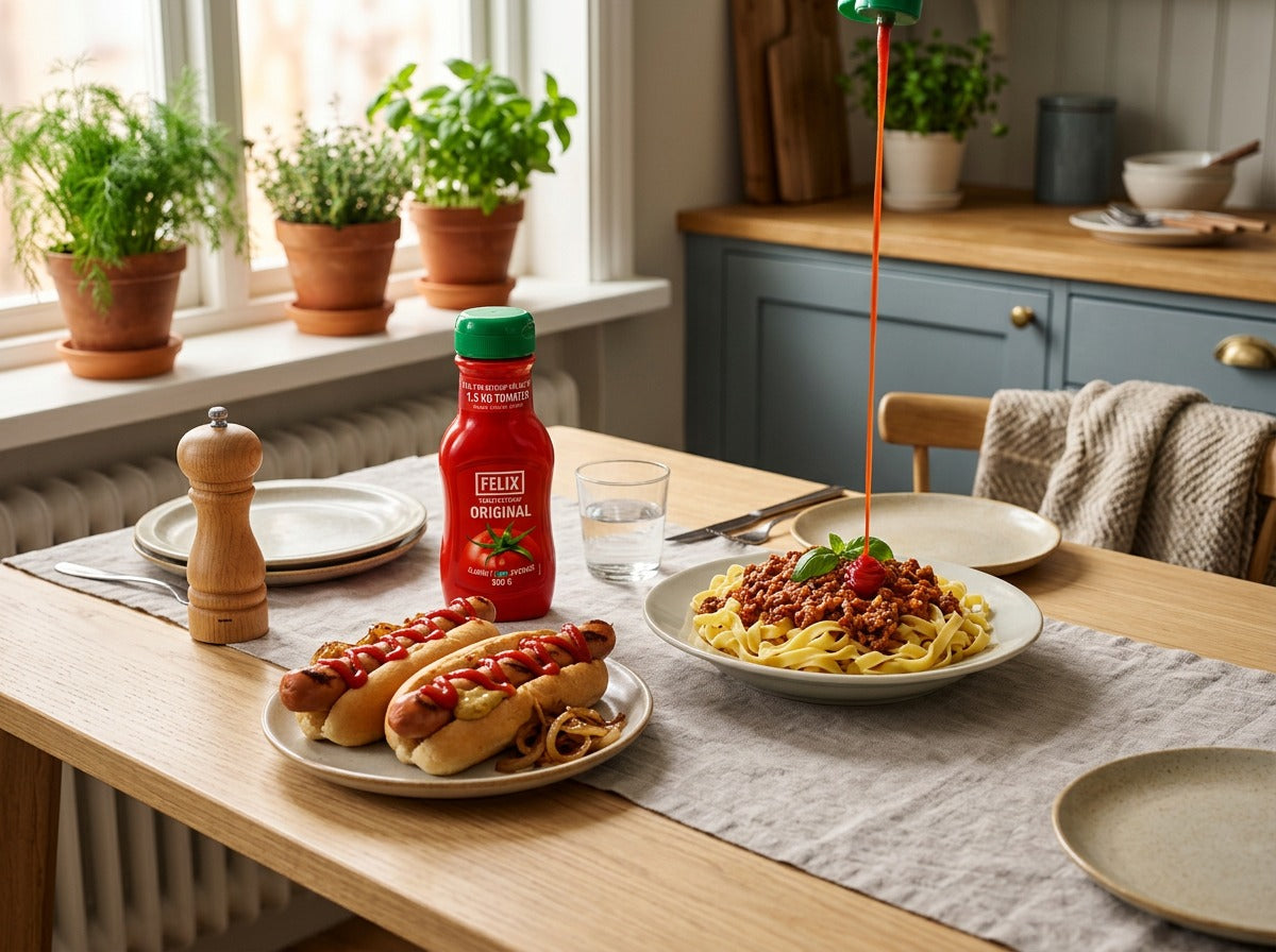 2 x Felix Original Ketchup 500g (17.64 oz) – Authentic Swedish Tomato Ketchup Made in Sweden