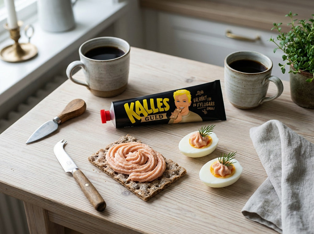 2 x Kalles Guld Caviar 250g (8.81 oz) – Extra Smoked Swedish Cod Roe Spread