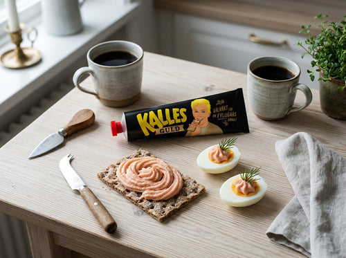 2 x Kalles Guld Caviar 250g (8.81 oz) – Extra Smoked Swedish Cod Roe Spread