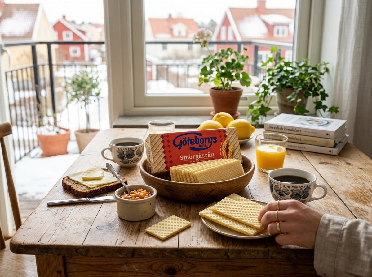 2 x Göteborgs Kex Smörgåsrån Original 170g (5.99 oz) – Swedish Crispy Sandwich Crackers