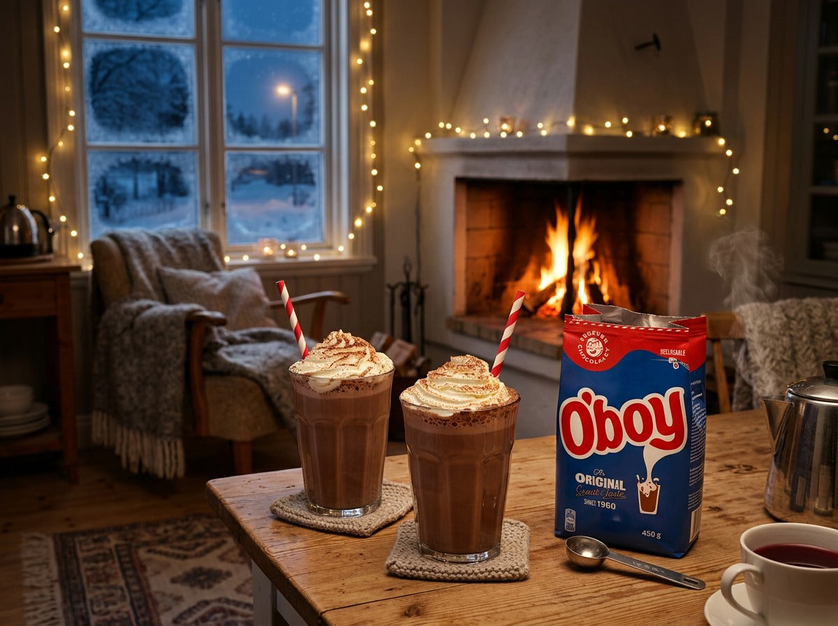 2 x O'boy Original Chocolate Drink Mix 450g (15.87 oz) – Authentic Swedish Cocoa Powder