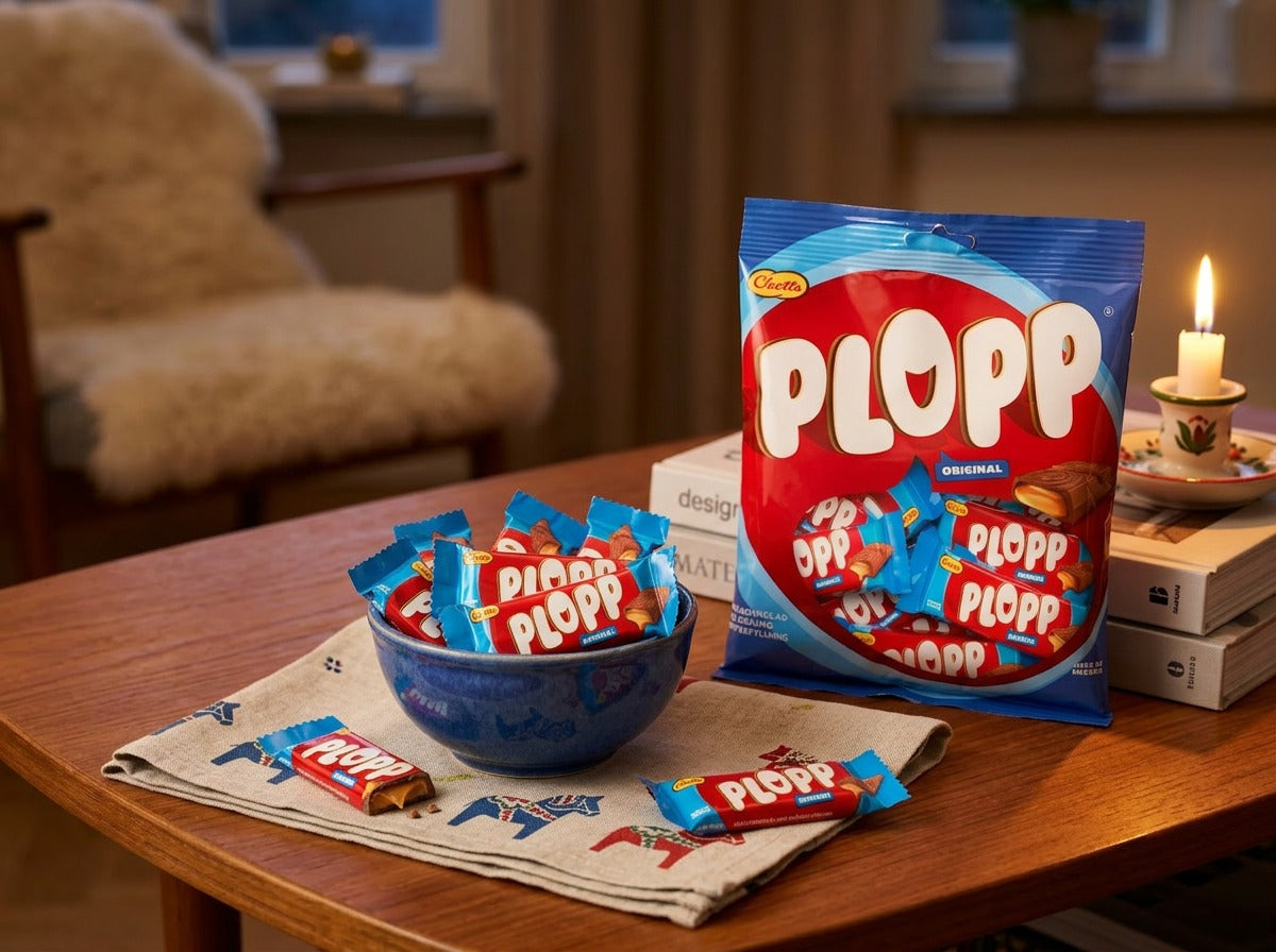 2 x Cloetta Plopp Original Mini 156g (5.50 oz) – Swedish Mini Milk Chocolate Toffee Bites