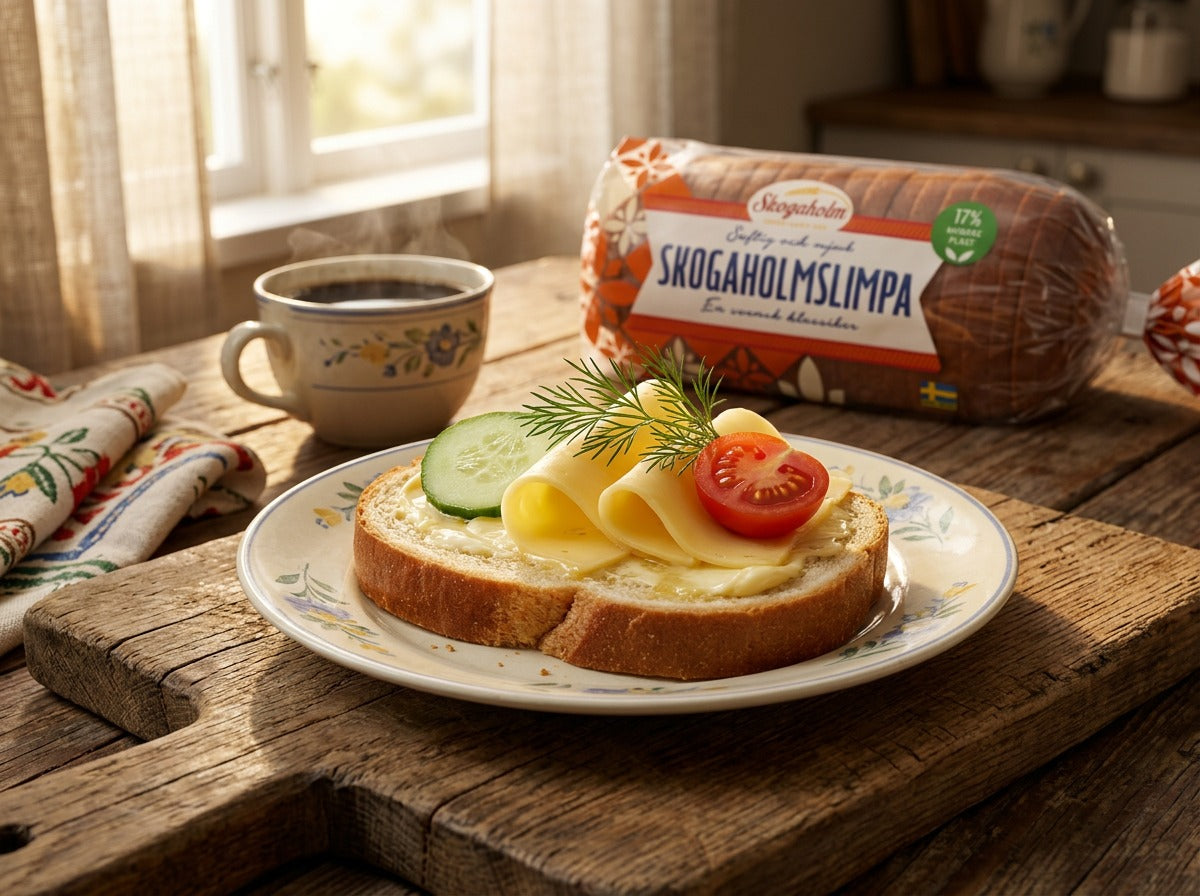 Skogaholm Skogaholmslimpa 775g (27.34 oz) – Authentic Swedish Sweet Rye Bread – Pre-Sliced