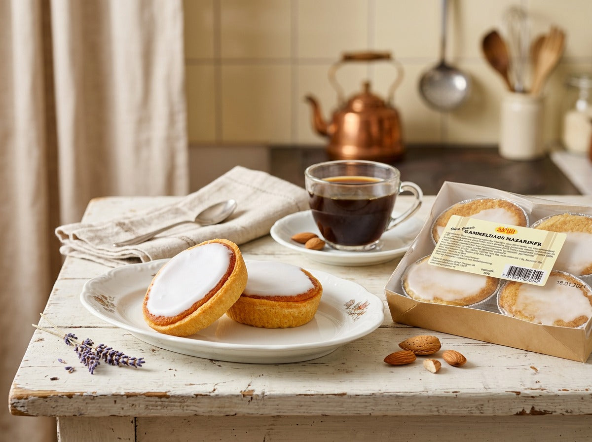 Sanjo Gammeldags Mazariner 2 × 220g (2 × 7.76 oz) – Authentic Swedish Traditional Almond Pastries