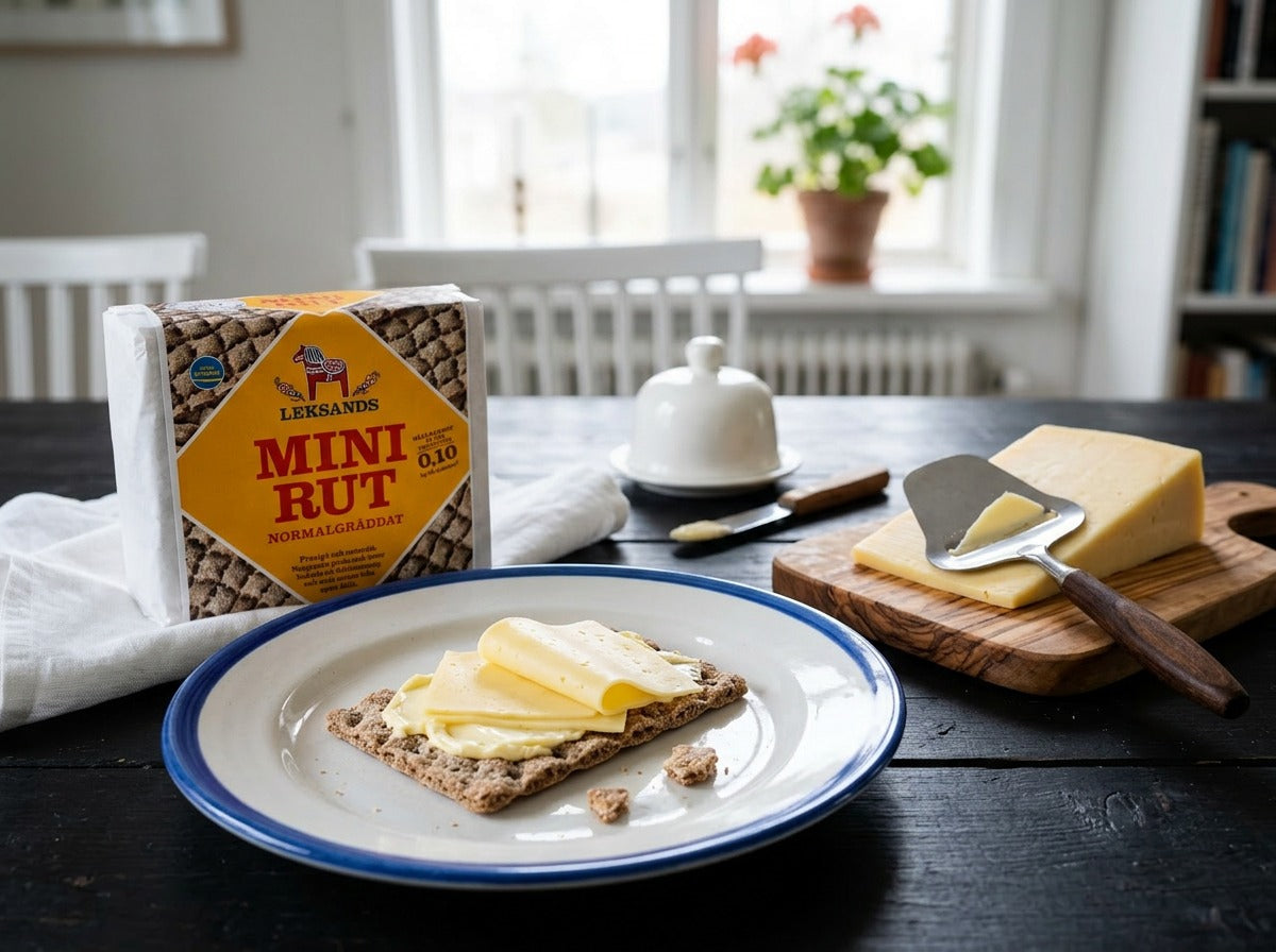 Leksands Mini Rut Normalgräddat 200g (7.05 oz) – Authentic Swedish Mini Rye Crispbread