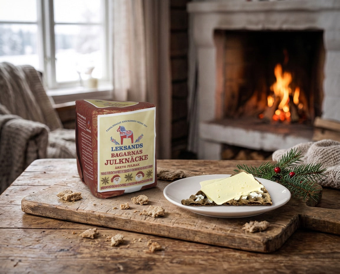 4 x Leksands Bagarnas Julknäcke 200g / 7.1 oz – Swedish Christmas Crispbread with Star Anise