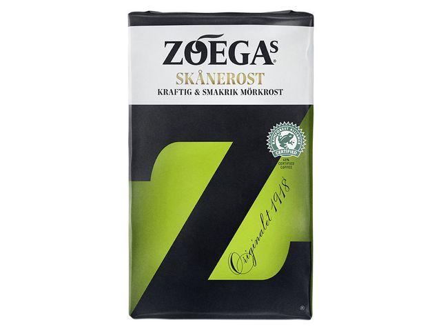 Zoégas Skånerost Ground Coffee 3 × 450g (3 × 15.87 oz) – Authentic Swedish Medium-Dark Roast Filter Coffee